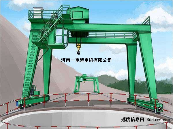 广东河源龙门吊厂家40吨龙门吊结构