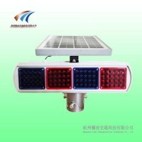济南交通警示灯XH-BSD-4D红蓝太阳能爆闪灯